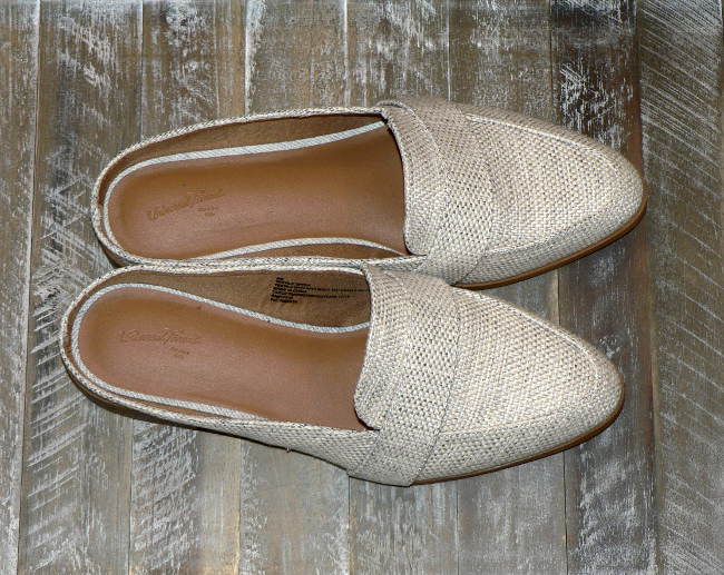 target backless loafers